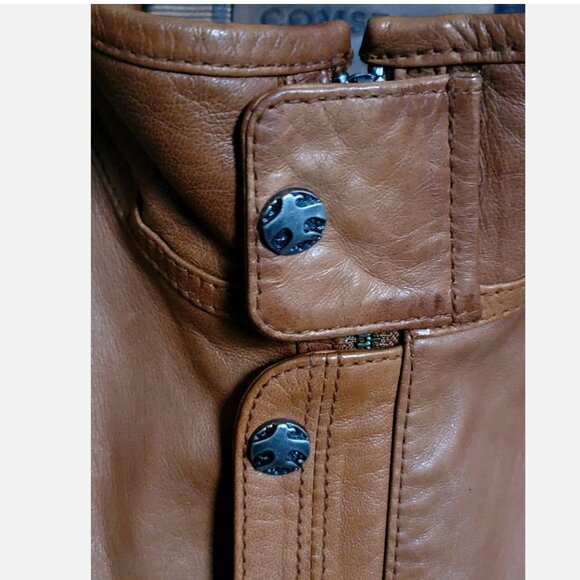 VTG Robert Comstock & Co Lambskin Leather Jacket XL Motorcycle Bomber Flight - Picture 5 of 16